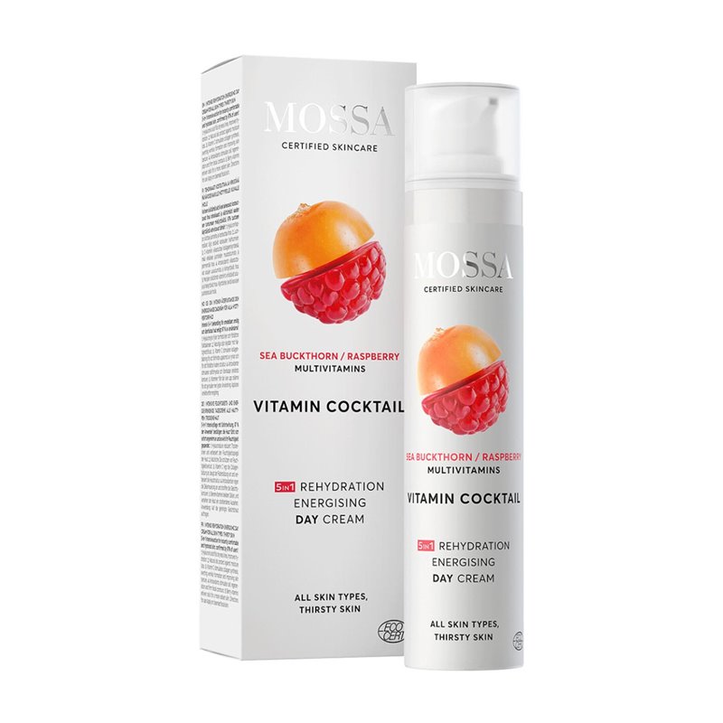 MOSSA VITAMIN COCKTAIL REHYDRATING ENERGISING CREMA DE DIA FRAMBUESA 50ML;MUJER