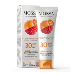 MOSSA SPF30 PROTECTOR SOLAR FRAMBUESA NATURAL 50ML;MUJER