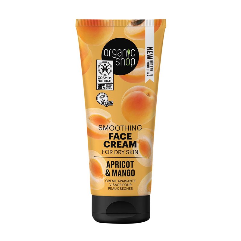 ORGANIC SHOP APRICOT SMOOTHING CREMA FACIAL PIEL SECA 50ML;MUJER