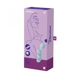 SATISFYER TRI BALL 2 MULTI-VIBRADOR LIGHT BLUE 1UN;MUJER