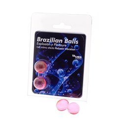 BRAZILIAN BALLS BALLS GEL INTIMO EFECTO REFRESH VIBRATION 1UN;MUJER