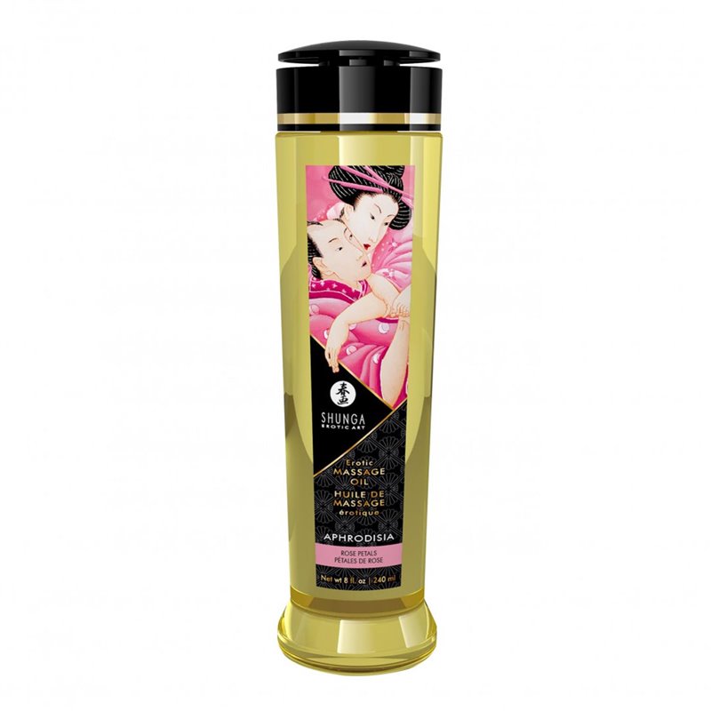 SHUNGA STIMULATION APHRODISIA ROSE PETALS ACEITE DE MASAJE 1UN;MUJER