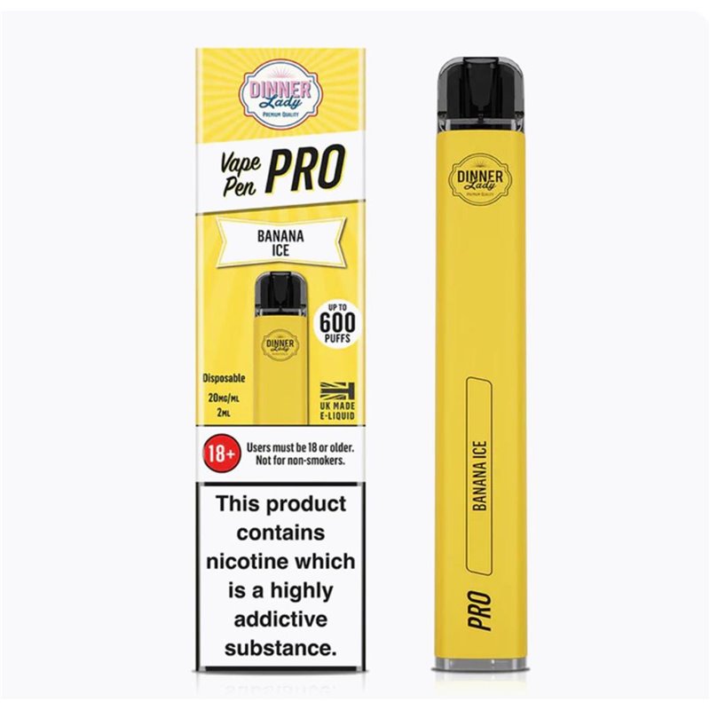 DINNER LADY PRO VAPEADOR BANANA ICE 1UN;UNISEX