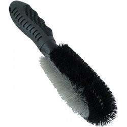 wheel brush 27 cm plastic black / gray