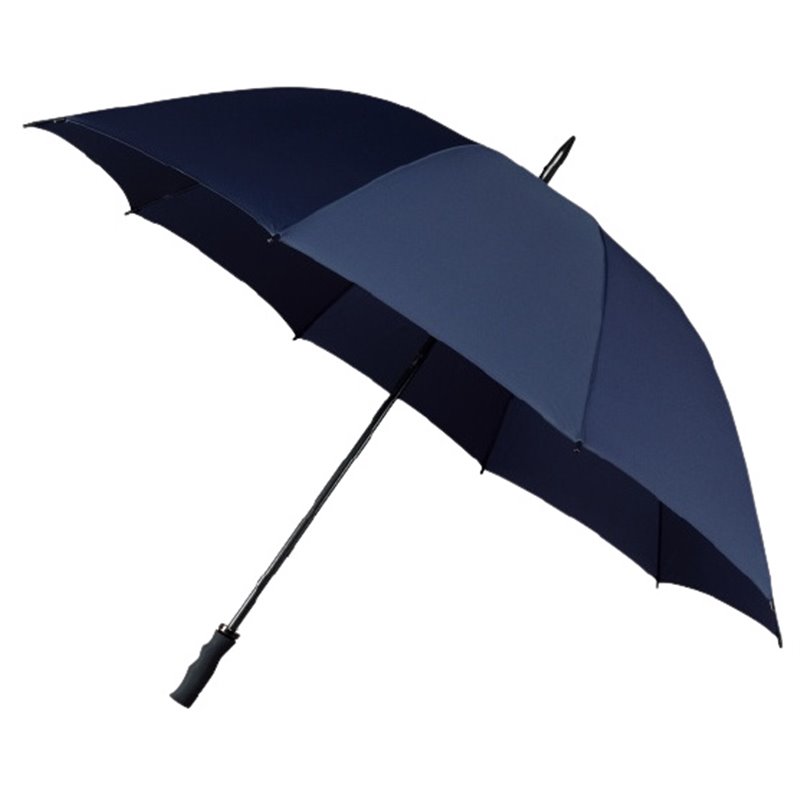 golf umbrella windproof hand opening 130 cm dark blue