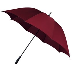 golf umbrella windproof hand opening 130 cm bordeaux