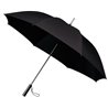 golf umbrella windproof 125 cm polyester black