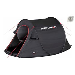 Vision 3.0 Pop-up Tent 3-person 235 x 180 cm Black