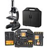 microscope with case 33 cm steel black 24-piece