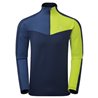 Longsleeve Depose Men's Polyester Blue/Lime Size XS