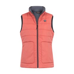 Tully Fake Down bodywarmer ladies red size L