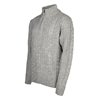 Marcel sweater knit half zip men's light gray size L