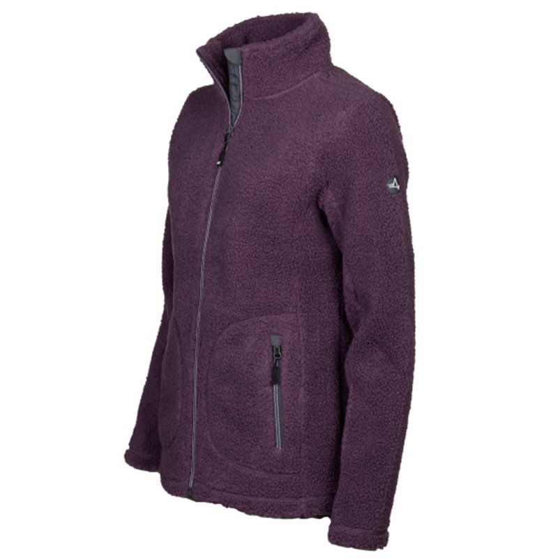 Lorne Sherpa Fleece jacket ladies purple size M