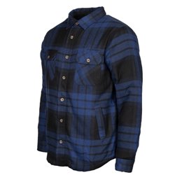 Jervis Padded Flannel Shirt men's blue/black size S