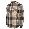 Jervis Padded Flannel Shirt men's beige size L