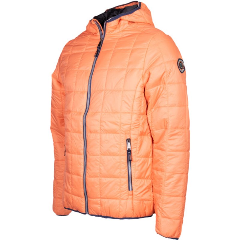 Aaron Padded Jacket Men's Coral Orange Size 3XL