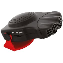 autoventilator 12 Volt 19 cm black / red