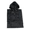 rainponcho one size unisex black