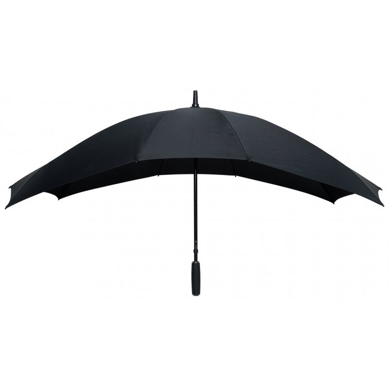 Duo Umbrella with Hand Opening 148 cm Black