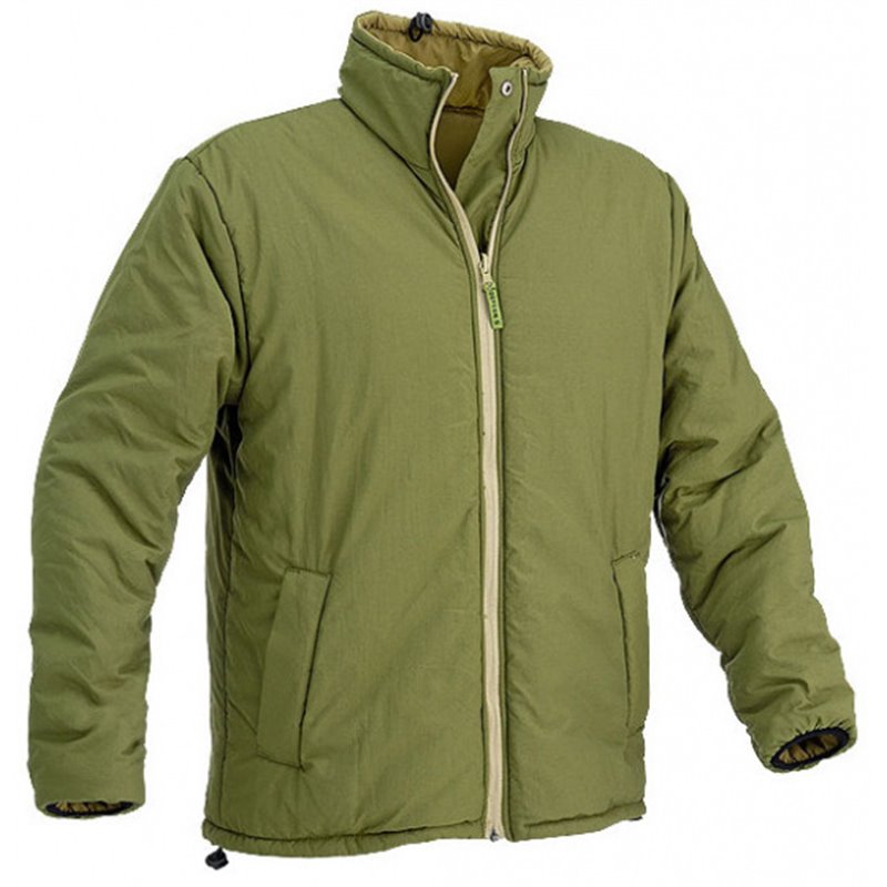 outdoor jacket Giacca mens nylon olivegreen/beige size S