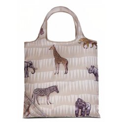 shopper giraffe 12 litres 38 x 38 cm polyester brown