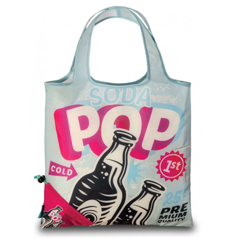 shopper Sodapop ladies 12 litres polyester blue/pink