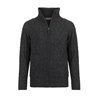 Morgan 2 Morgan knit full zip men's dark gray size XXL