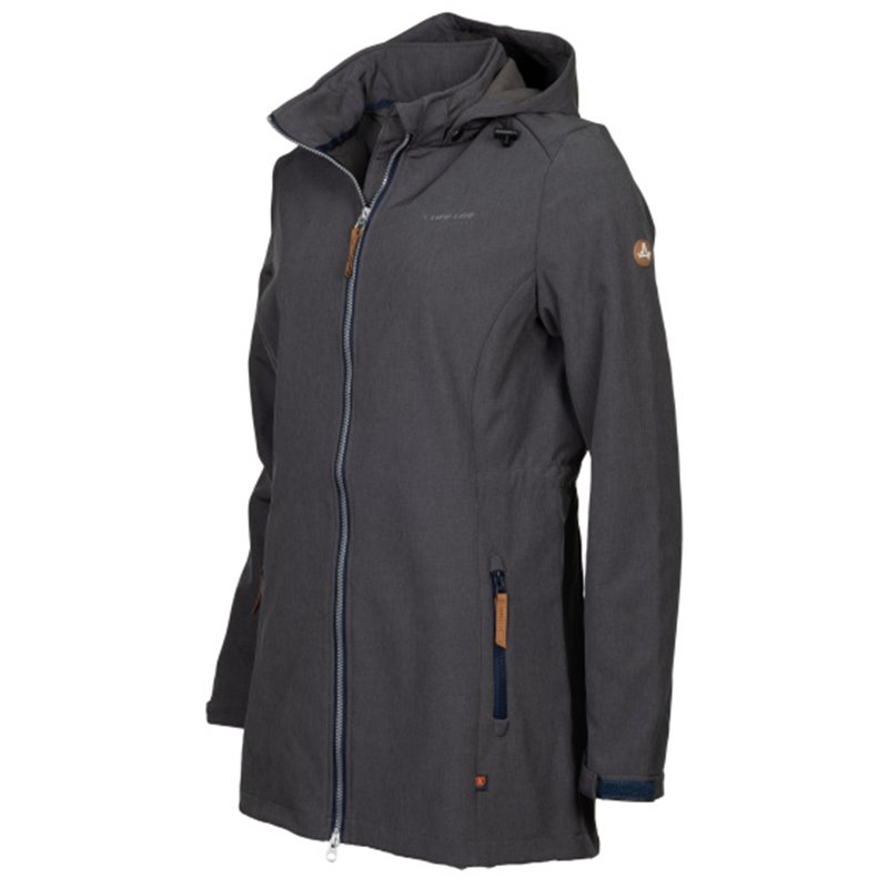 Kya softshell parka ladies dark gray size M