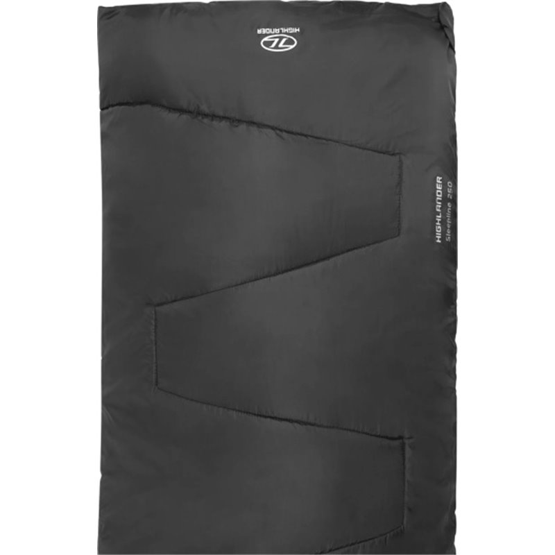 Sleepline 250 Sleeping Bag Envelope 195 cm Dark Gray