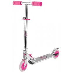 Klappbarer Stunt-Scooter Fußbremse Mädchen rosa