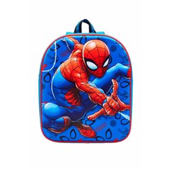 Spider-Man 3D-Rucksack 30 x 25 Jungen blau