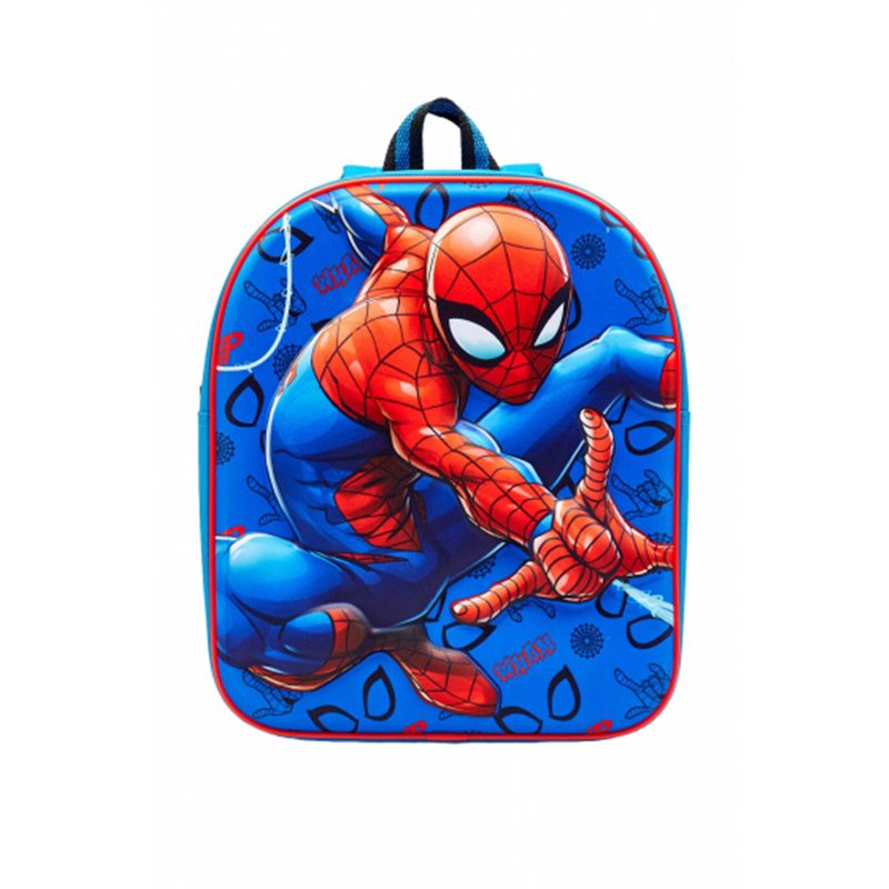 Spider-Man 3D-Rucksack 30 x 25 Jungen blau