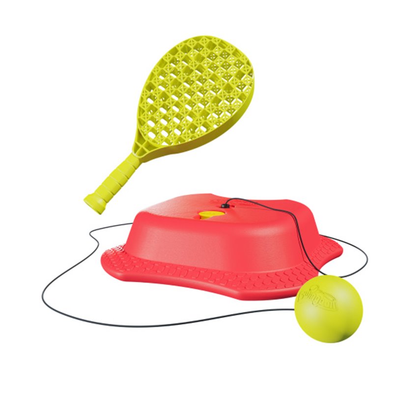 Reflex Tennistrainer mit All Surface Base Rot/Gelb