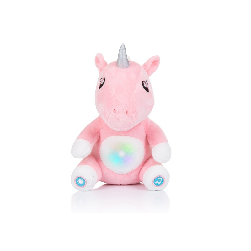 Unicorn Plüsch-Baby-Nachtlicht Hug mit Musik & Licht