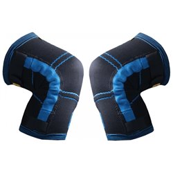 knee support Compressionunisex blue per set size XS