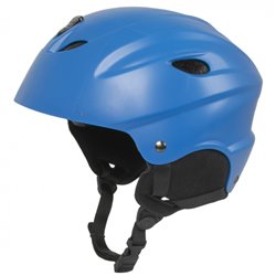 ski helmet ABS matt blue size 52-55 cm