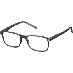 reading glasses SLR03 unisex acrylic black prescription +3,00