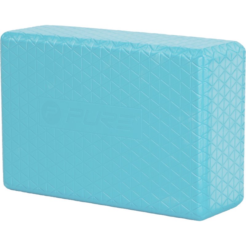 yoga block 23 x 15 x 7.5 cm EVA blue