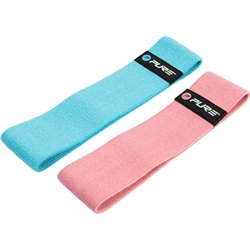 resistance bands polyester blue/pink 2 pcs