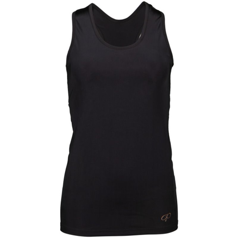 tank top racer back ladies black size S