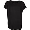 Sports shirt round neck ladies black size S