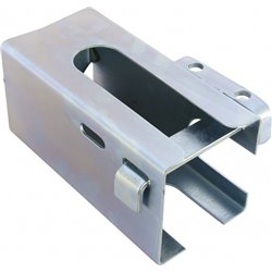 drawbar lock 24 x 11 x 11 cm steel silver