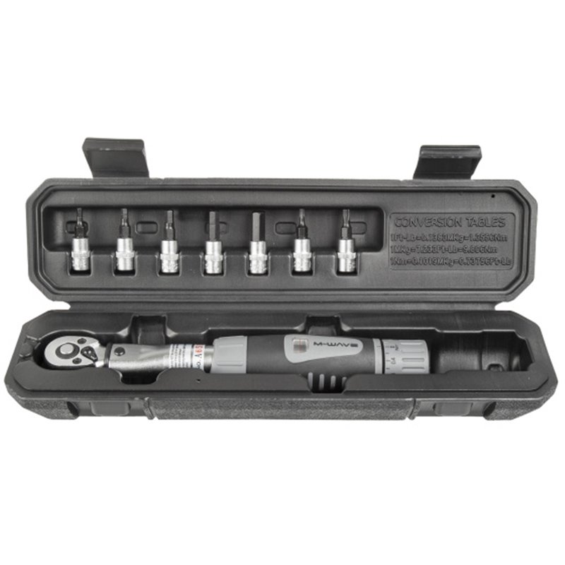 torque wrench set TW-4/24 with bits 4-24 Nm 8-piece