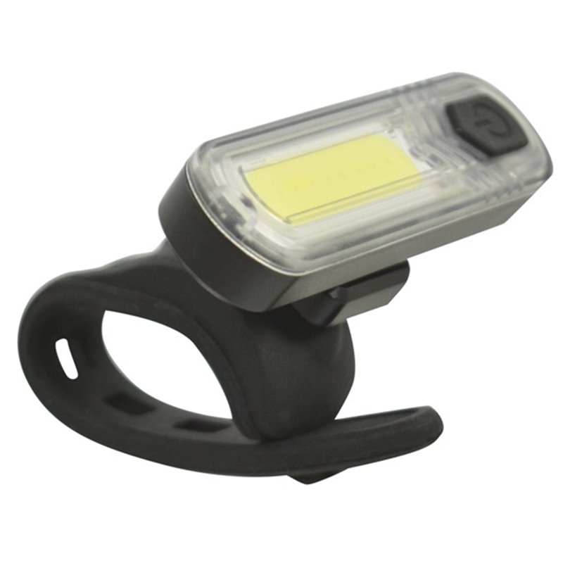 front light COB led USB rechargeable 60 lumens black