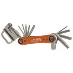 multitool TB-FD40 17 functions 73 x 45 mm stainless steel orange