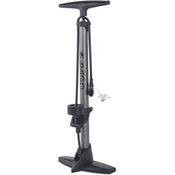 bicycle pump with pressure gauge 11 Bar 61 cm anthracite