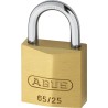 Padlock 65/25 hardened steel gold