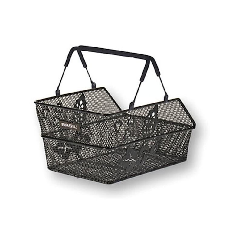 Cento Flower S Multi Bicycle Basket 11.5 liters Black - 11335