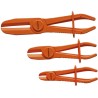 Hose clamp pliers set Ø 0-60 mm 3-piece Orange