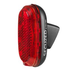 Secuzed Plus Tail Light Dynamo Mudguard Red